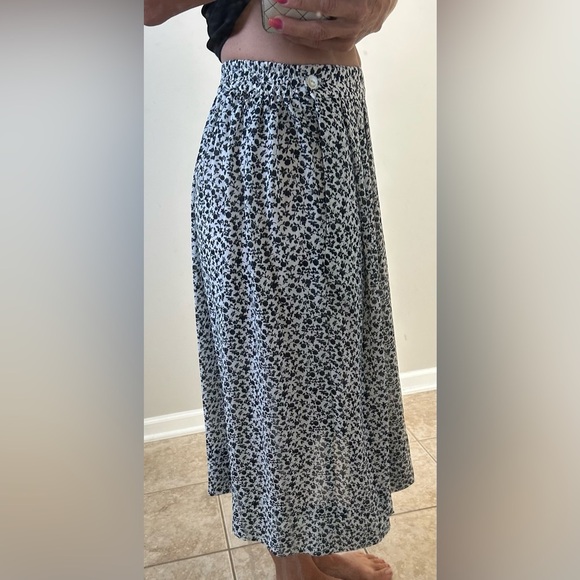 Josephine Vintage 80s Two Piece Floral Skirt Set Blouse size 10/Skirt Size 8 - Picture 12 of 16